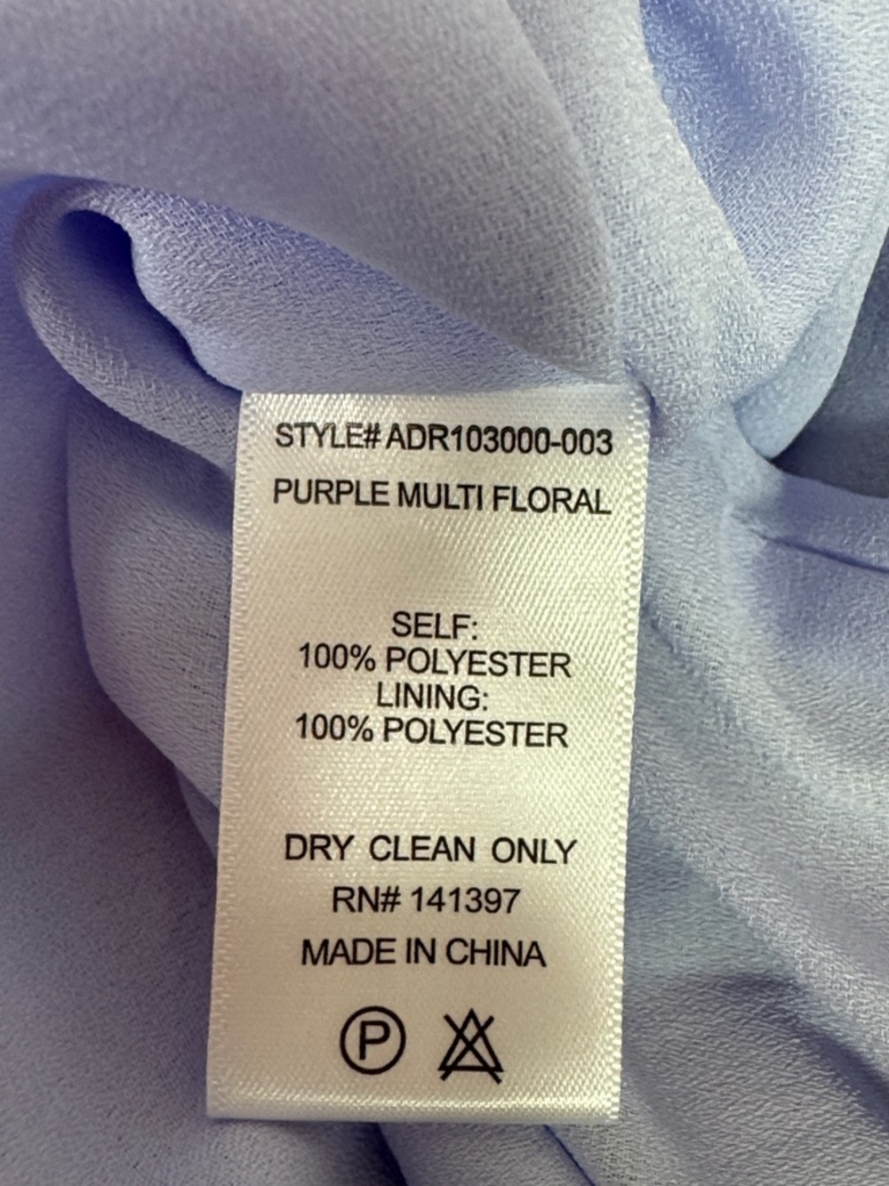 ASTR The Label Tiered Strap Sundress Size Medium Floral Purple New - Picture 12 of 13
